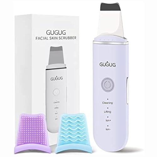 "ION LED Photon Skin Scrubber: Facial Lifting Massager and Blackhead Remover"
