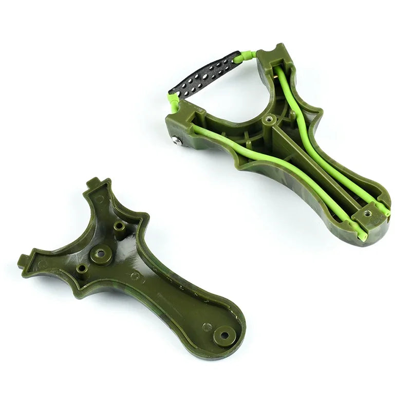 Powerful Pulley Slingsshot Fishing Shooting Dual Purpose Slingshot for Hunting Kit Hunting Spring Hunting Accessories Tirachinas