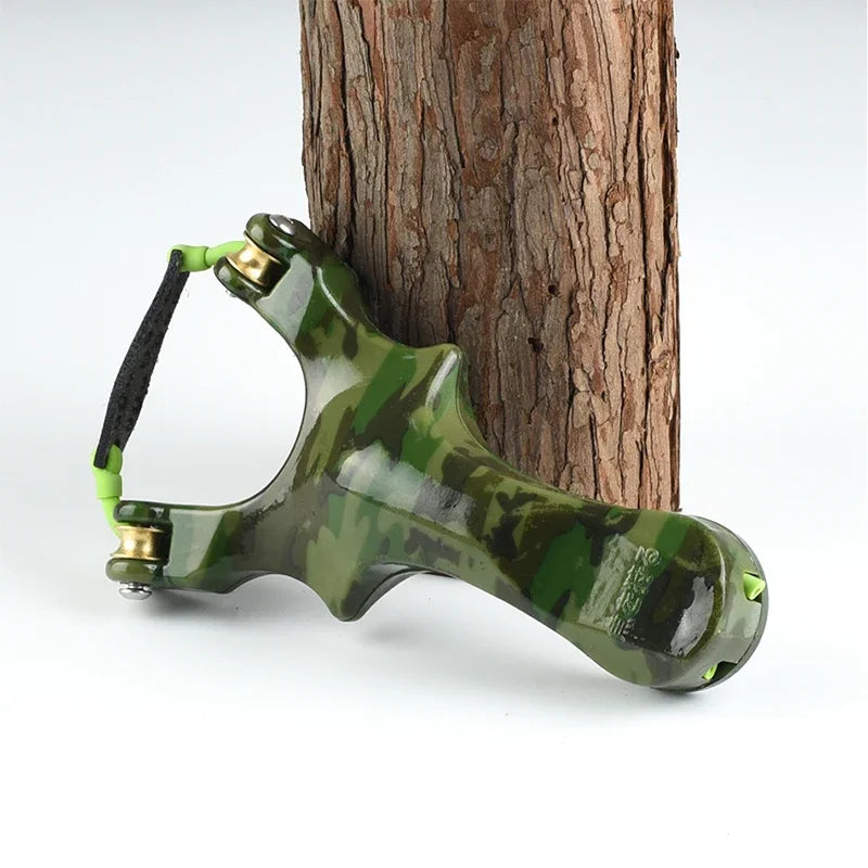 Powerful Pulley Slingsshot Fishing Shooting Dual Purpose Slingshot for Hunting Kit Hunting Spring Hunting Accessories Tirachinas