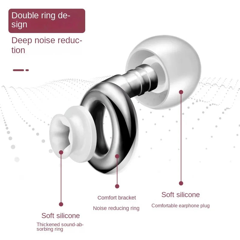 "SilenceWave Earplugs: Block Out Noise, Find Your Peace"